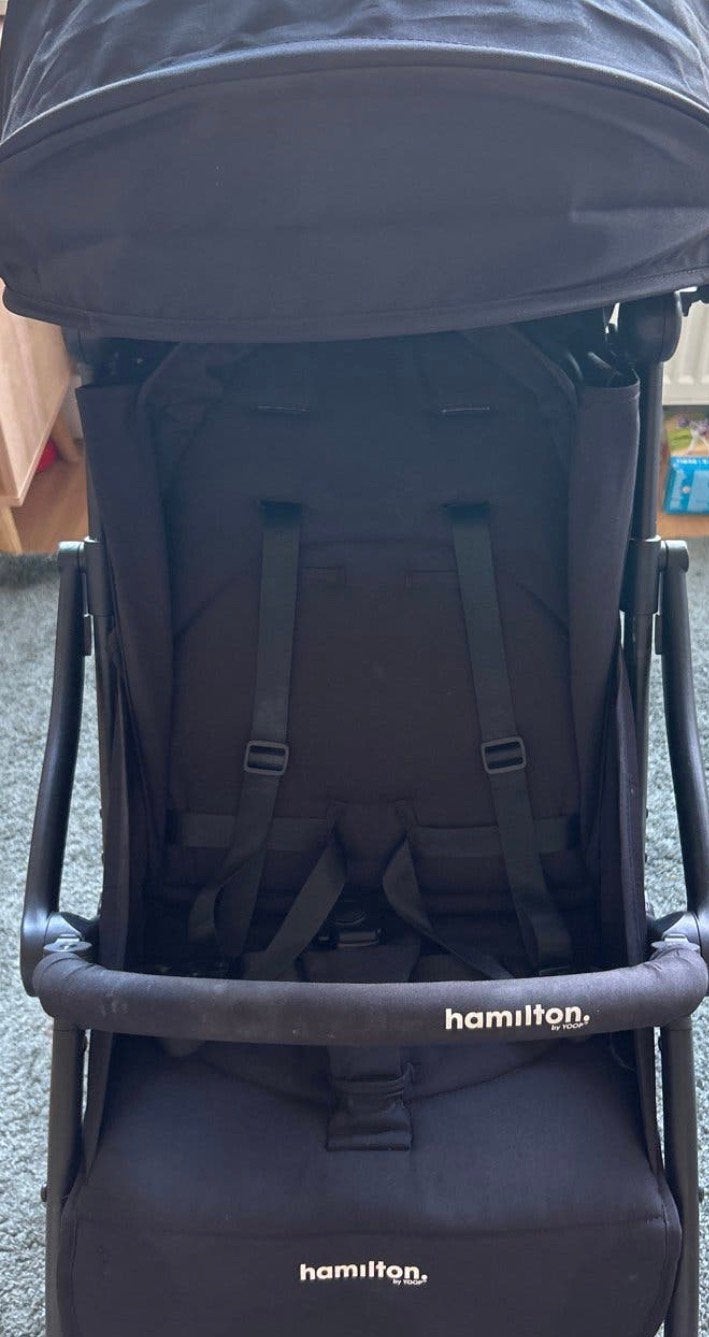 Hamilton buggy (inklappen met 1 hand!) 2-4jr., Kinderen en Baby's, Ophalen, Gebruikt, Overige merken, Regenhoes