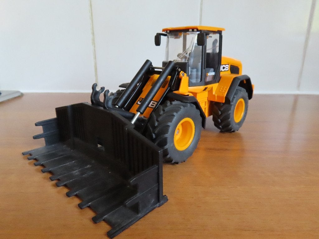 JCB shovel wiellader 1:24 met laadschop, Ophalen of Verzenden, Zo goed als nieuw, Overige typen, Overige merken