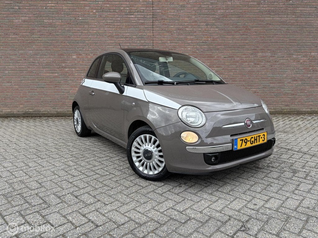 Fiat 500 1.2 Lounge NIIEUW APK / PANO / VELGEN / AIRCO, Auto's, Fiat, Gebruikt, 1242 cc, 4 cilinders, 840 kg