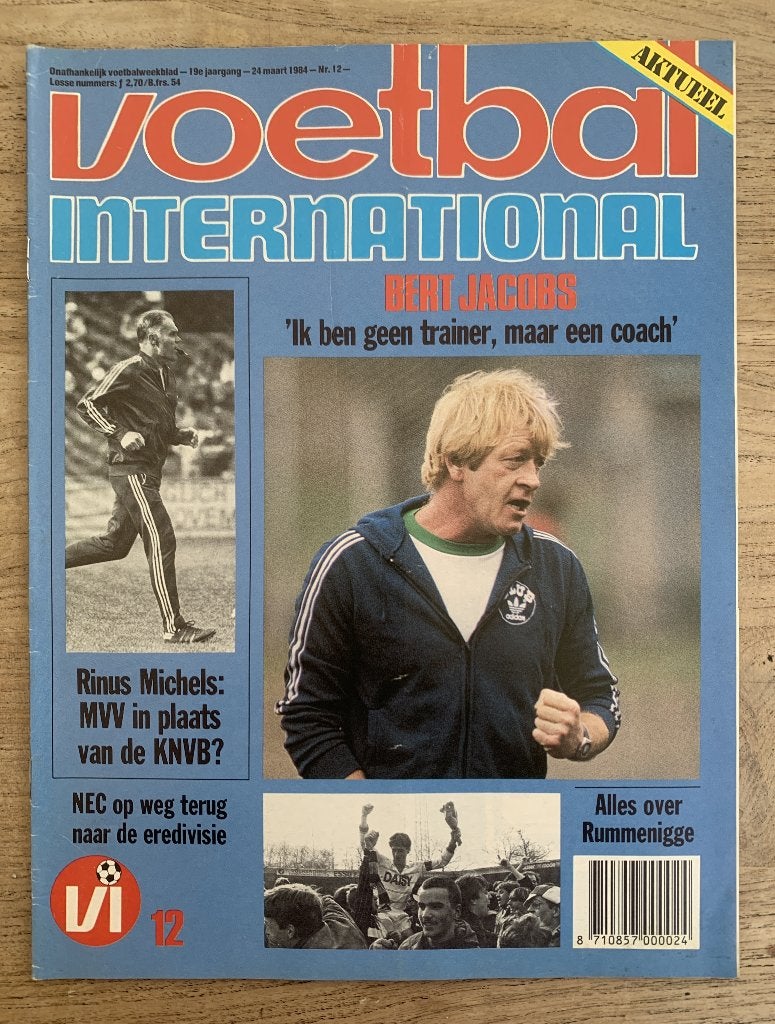 Voetbal International VI Div. tijdschriften uit 1984 / €1,50, Ophalen of Verzenden, Zo goed als nieuw, F.C. Utrecht, Poster, Plaatje of Sticker