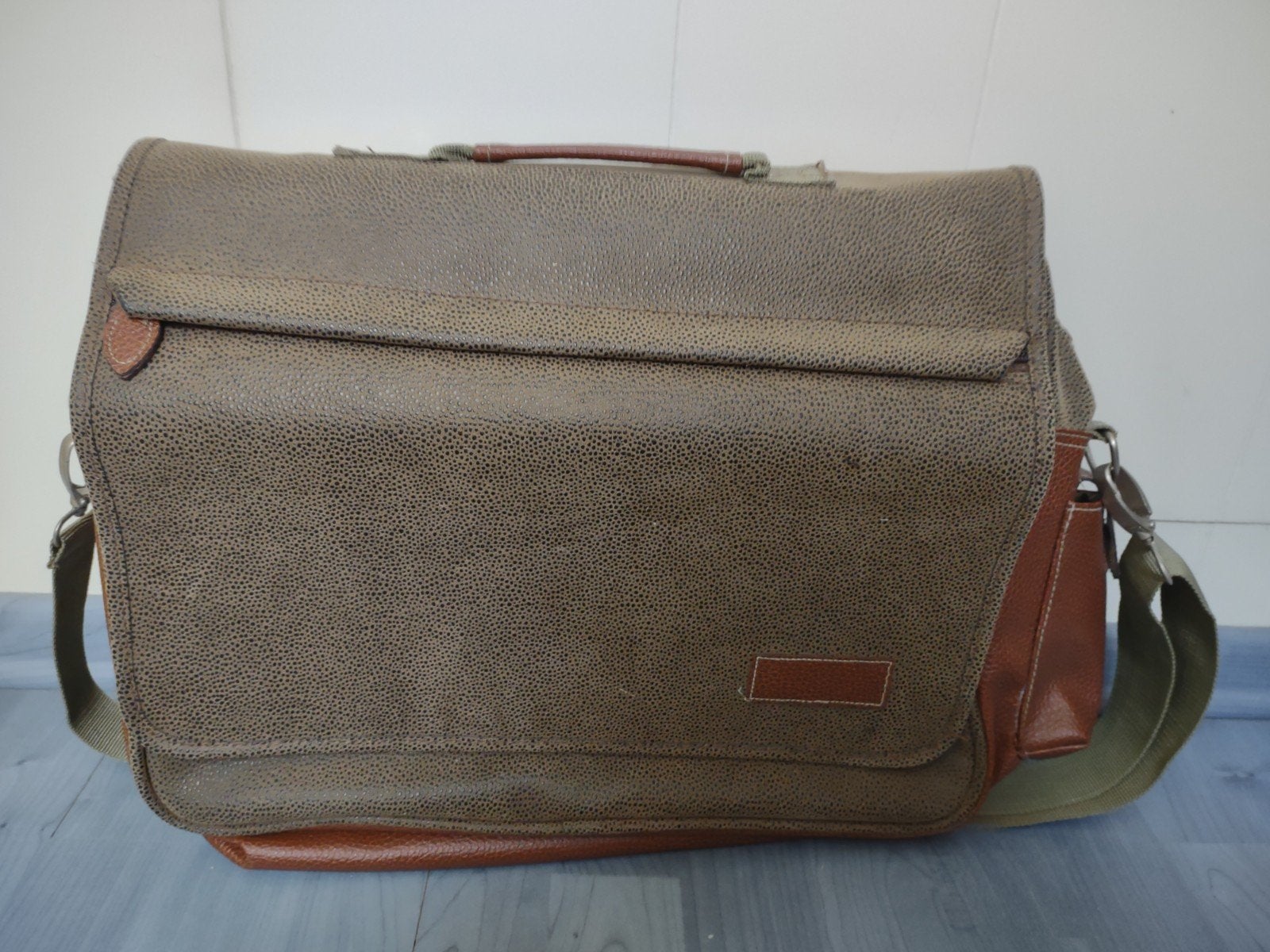 Leren laptoptas, Ophalen, Zo goed als nieuw, Minder dan 35 cm, Minder dan 50 cm