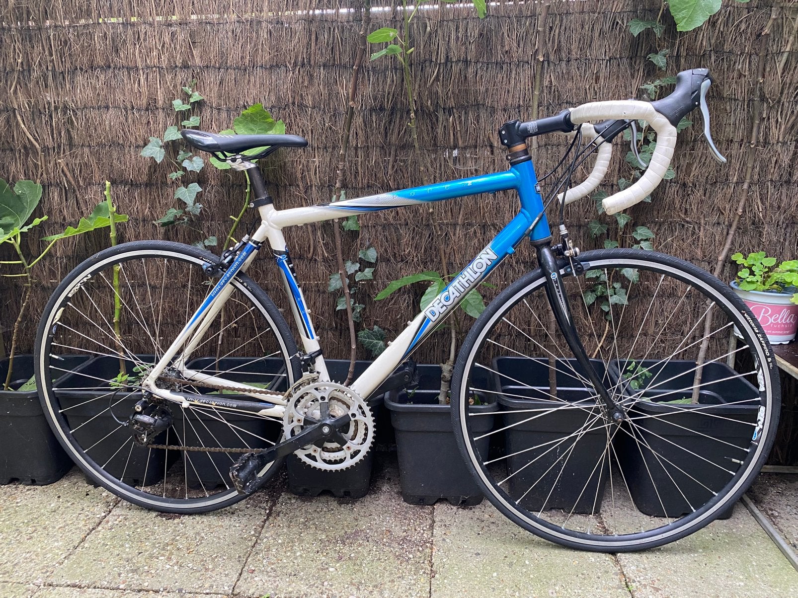 Decathlon racefiets met 24 versnellingen, Aluminium, 49 tot 53 cm, Zo goed als nieuw, Meer dan 20 versnellingen