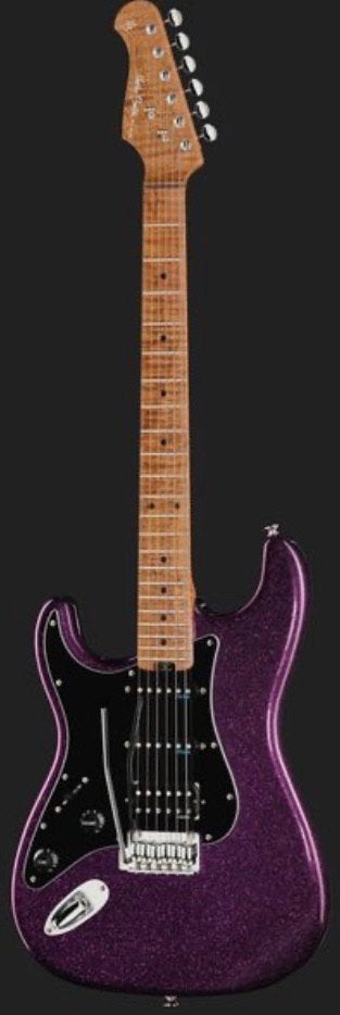 Linkshandige Harley Benton ST-Modern Plus MN HSS, Ophalen of Verzenden, Zo goed als nieuw, Solid body, Overige merken