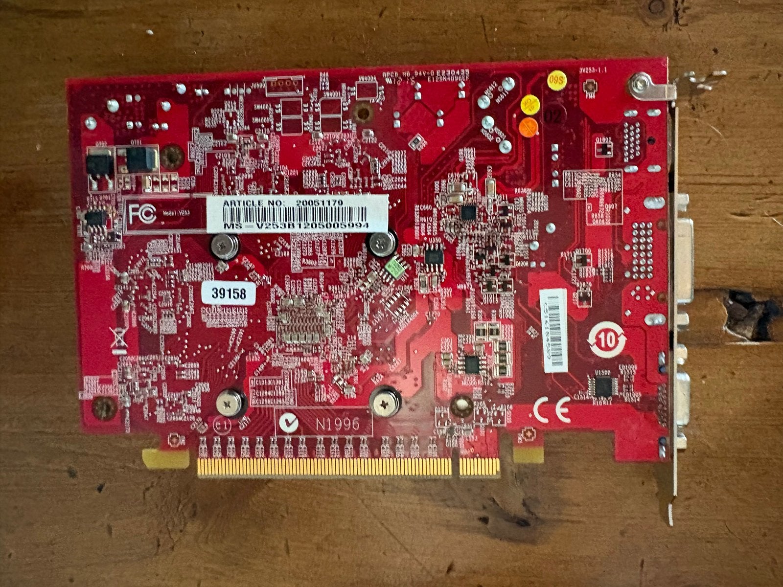 AMD Radeon HD 2400 Pro Grafische Kaart (PCI-E, DVI, VGA), Computers en Software, Gebruikt, AMD, Ophalen of Verzenden, PCI-Express 1
