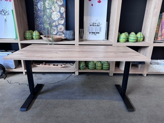 Elektrisch Zit-Sta Bureau–160x80xH65-130cm €250/st , 6stuks, Huis en Inrichting, Gebruikt, Metaal, Ophalen of Verzenden, Natuurlijk
