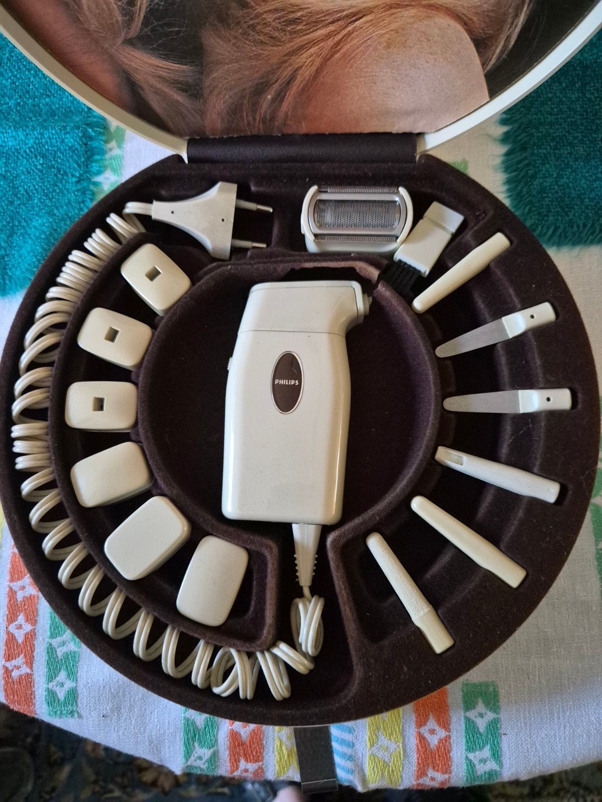 Originele en complete vintage Philips Beauty Nagelset, Ophalen of Verzenden, Zo goed als nieuw, Hand- en Voetverzorging