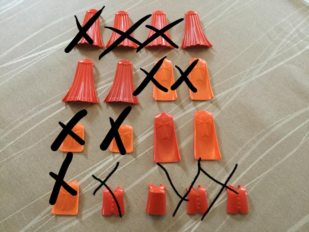 Playmobil oranje cape., Ophalen of Verzenden, Zo goed als nieuw