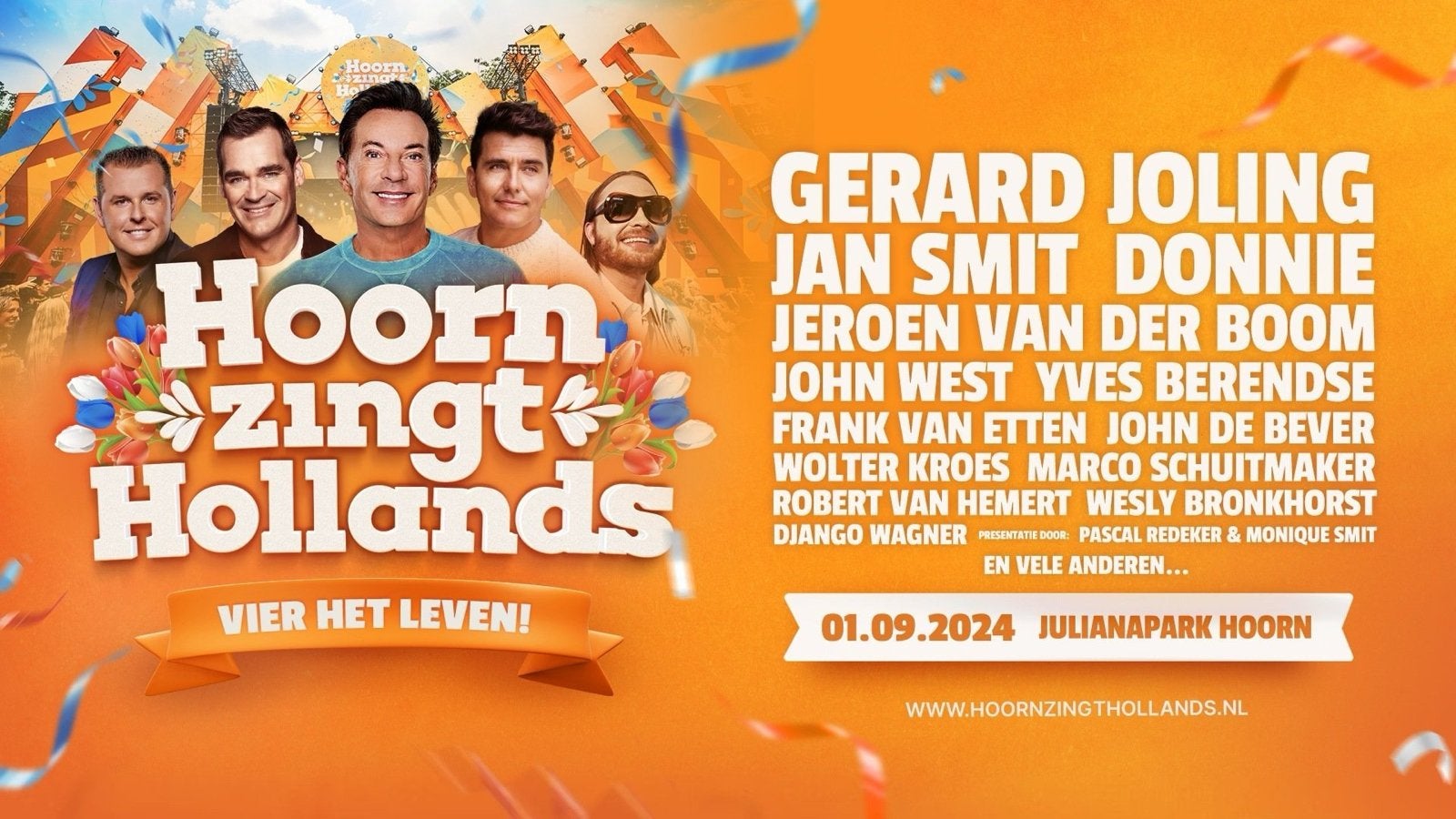 Hoorn zingt Holland - 1 ticket - hzh, Twee personen, Maart, Levenslied