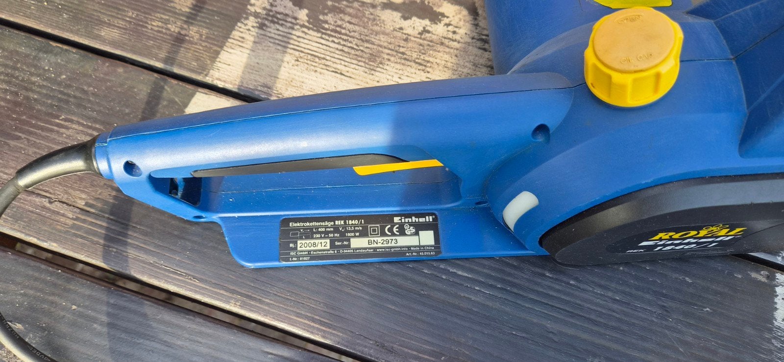 Foto 6 van Einhell E kettingzaag L40cm 1800w