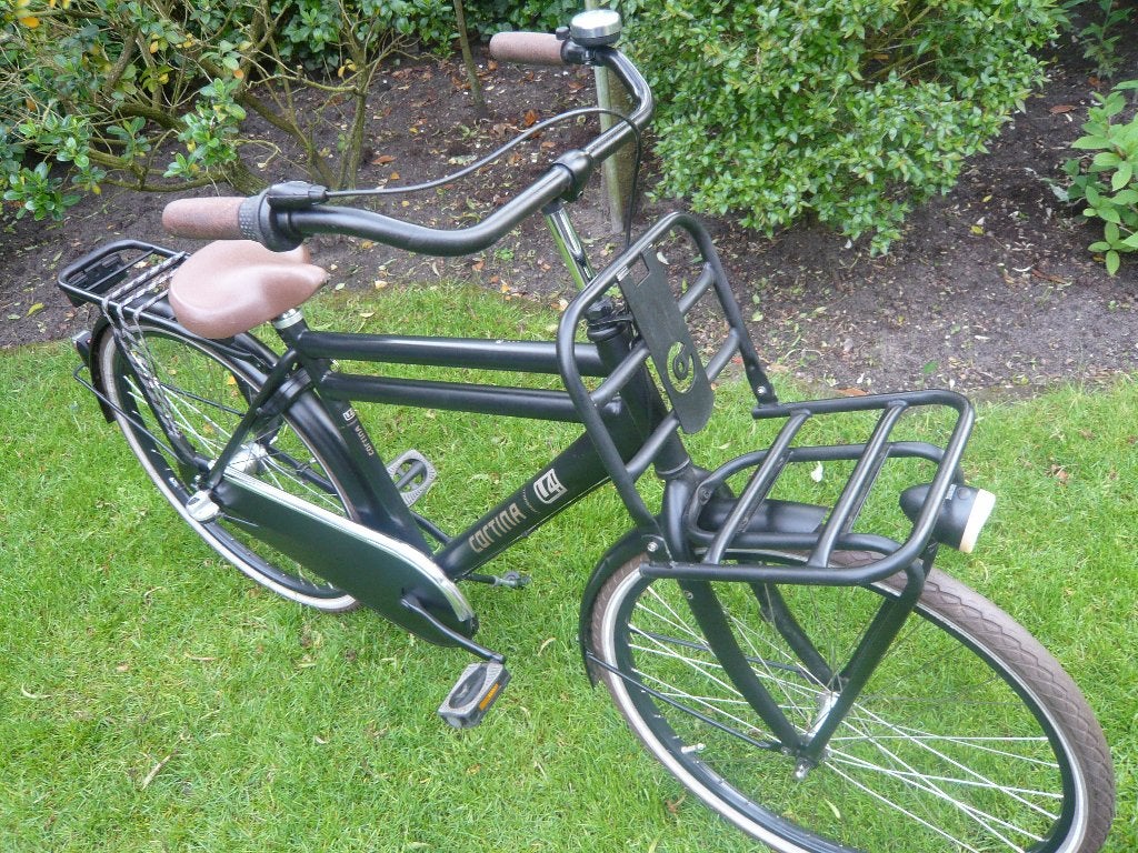 mooie 26inch-47cm cortina u4 transport zwart 3v, Terugtraprem, Gebruikt, Versnellingen, Minder dan 49 cm