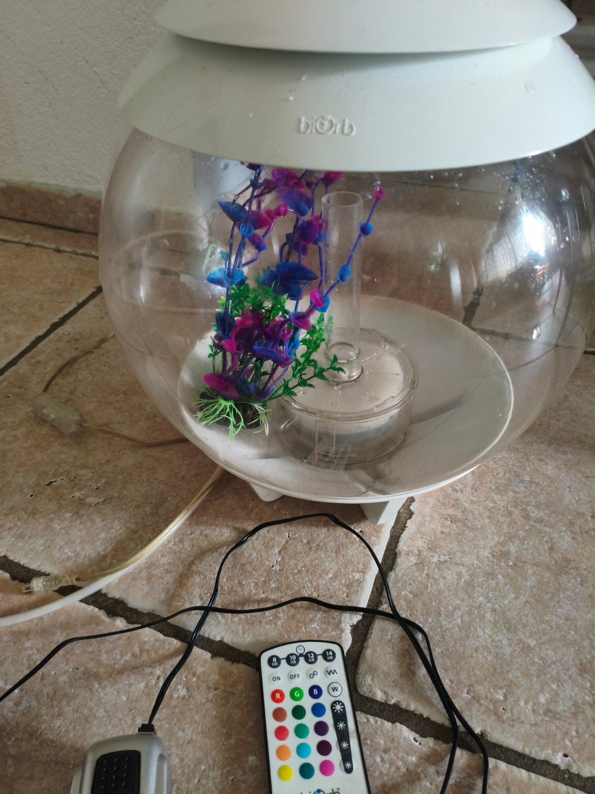 Biorb 15L vissenkom aquarium compleet Led Rgb pomp en filter, Dieren en Toebehoren, Vissenkom, Overige merken, Ophalen of Verzenden
