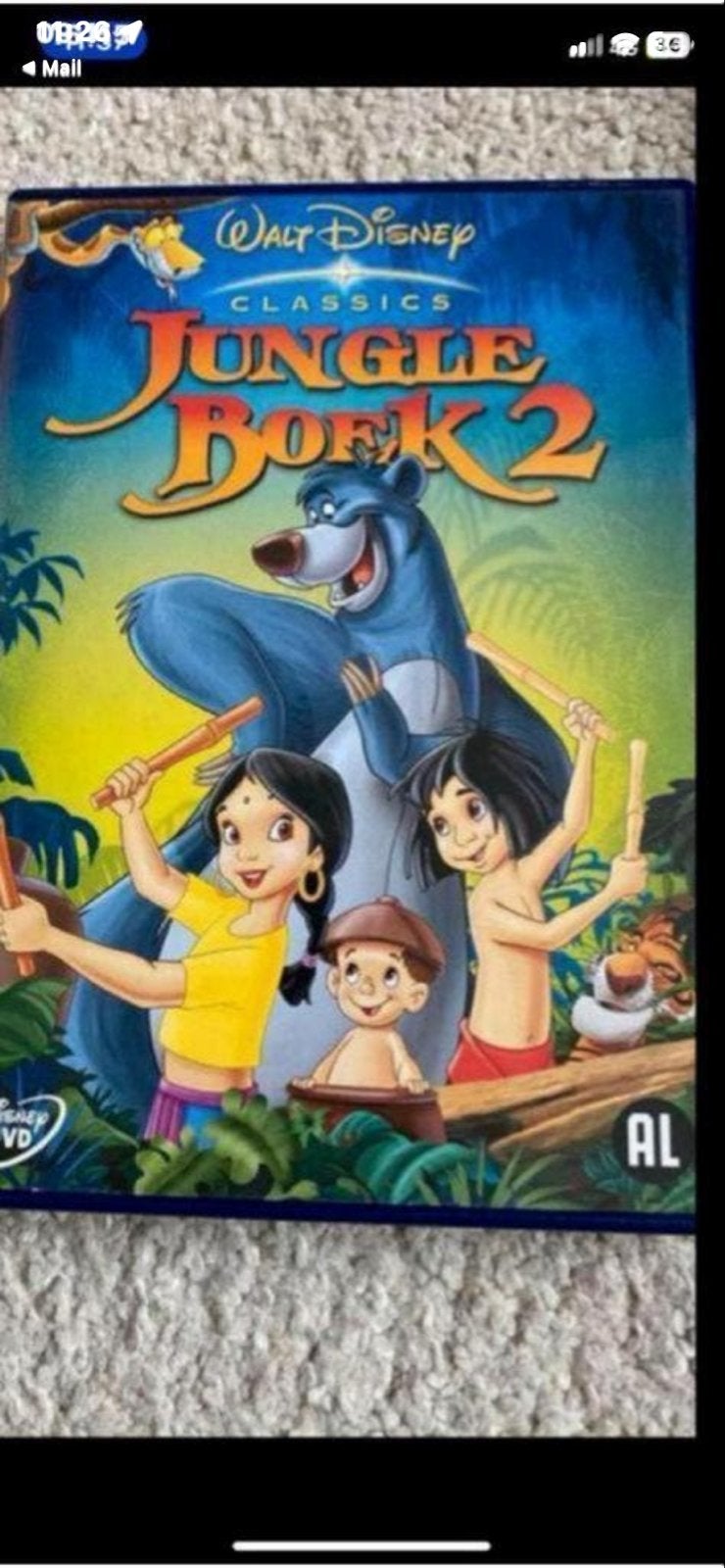 Jungle Boek 2 DVD - Disney Classics, Bonusmateriaal, Animatie, Alle leeftijden, Nederlands