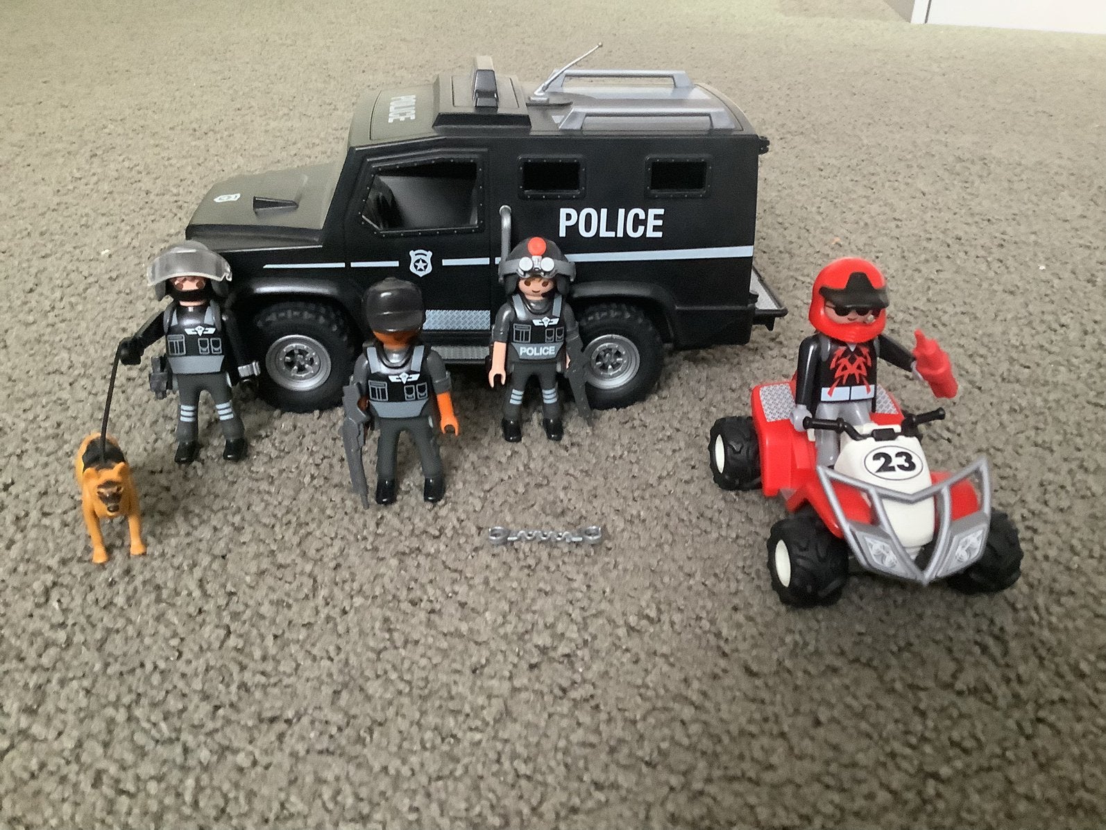 Playmobil 5647 Politieauto, Complete set, Voertuig, Ophalen of Verzenden, Zo goed als nieuw