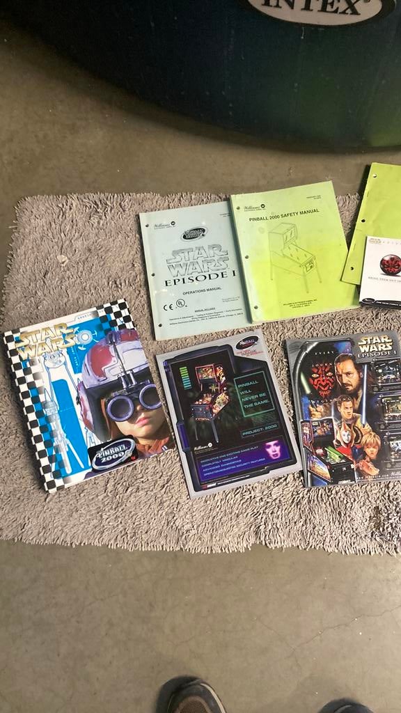 Flipperkast star wars press kit en manuals en plastics, Verzamelen, Automaten | Flipperkasten, Ophalen of Verzenden, Gebruikt