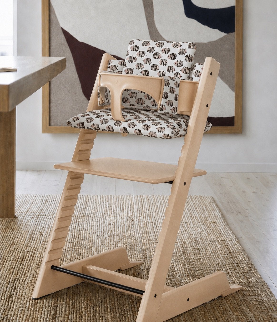 Nieuw! Lieve Egeltjes Stokke Tripp Trapp stoel kussenset, Ophalen of Verzenden, Nieuw, Meegroeistoel, Aanschuifbaar