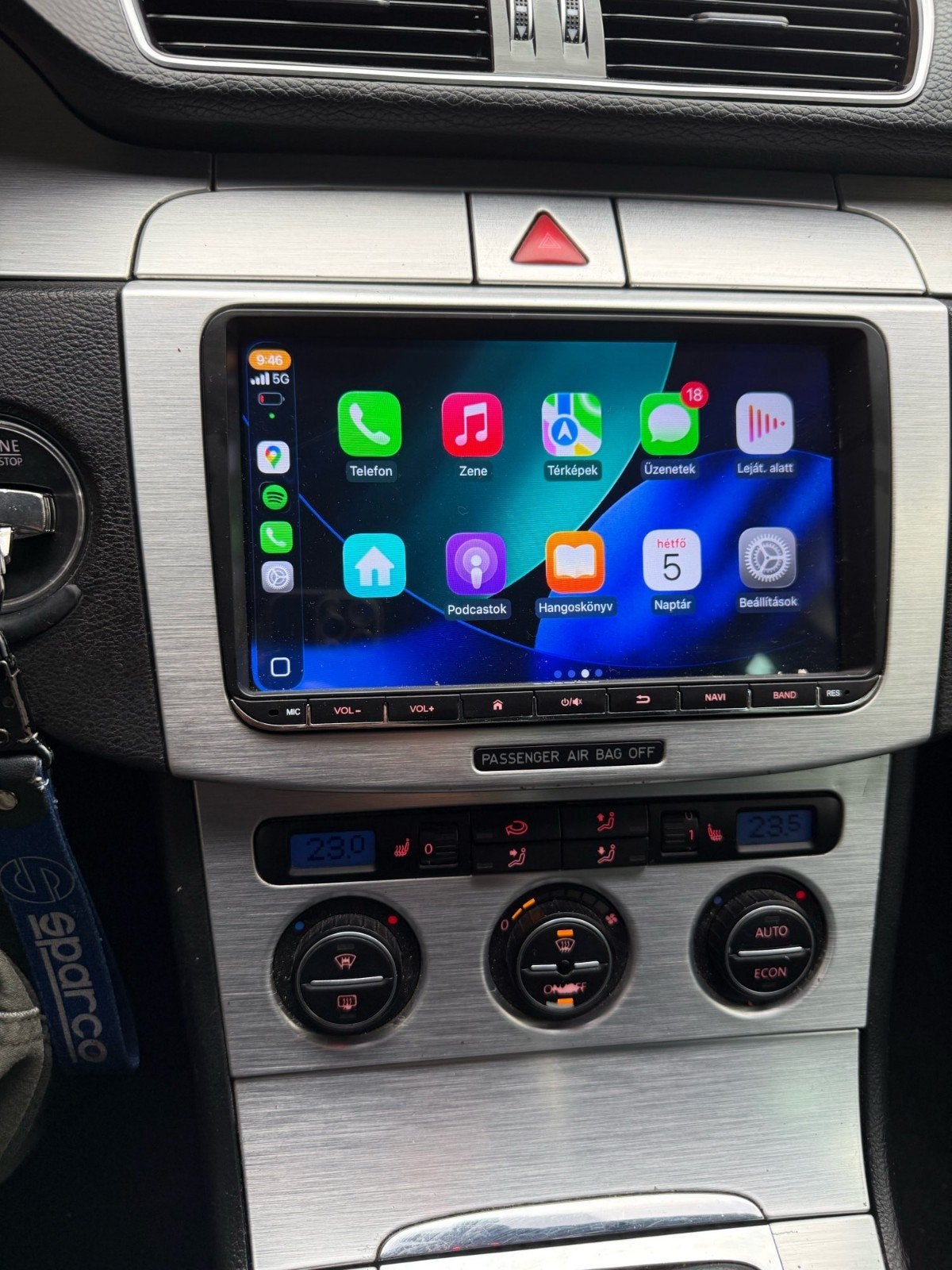 CarPlay voor Volkswagen 9 inch groot, Auto diversen, Autoradio's, Ophalen of Verzenden, Nieuw
