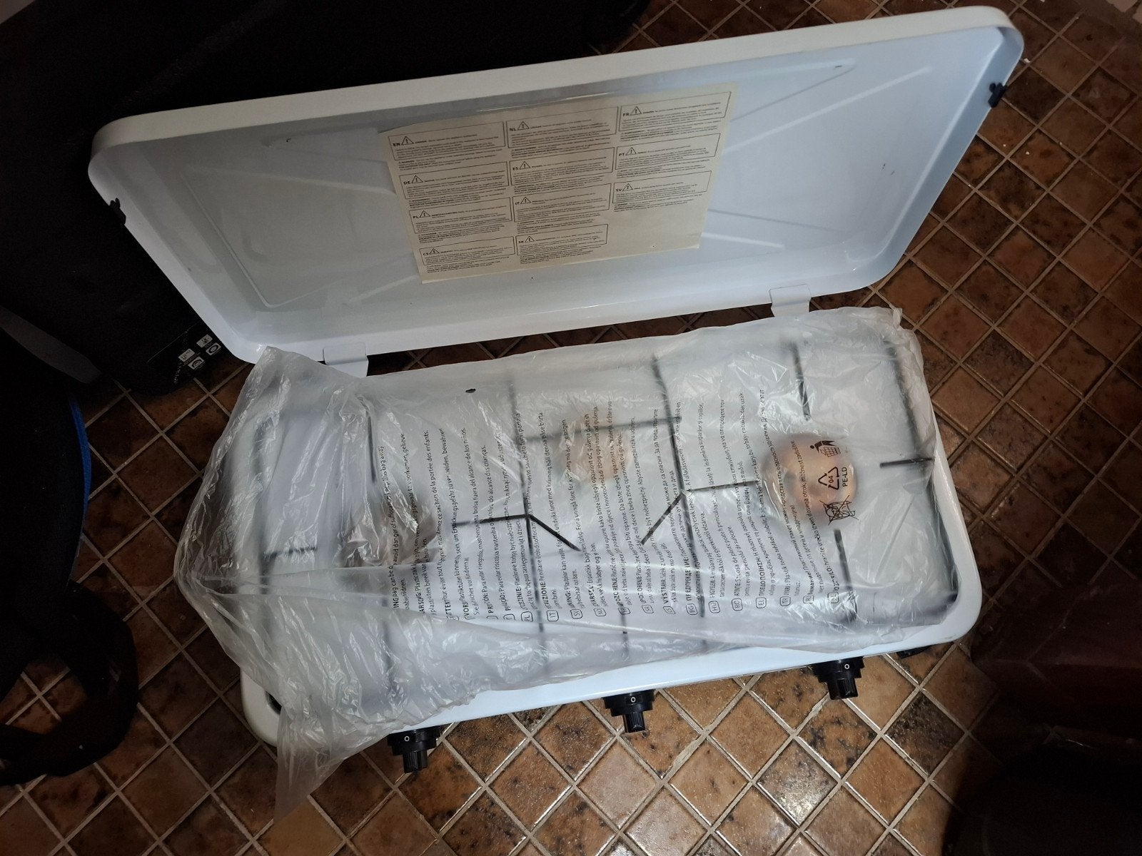 zeer nette camping gasstel, slechts 1 keer gebruikt!, Kooi, Minder dan 75 cm, Zo goed als nieuw, Ophalen