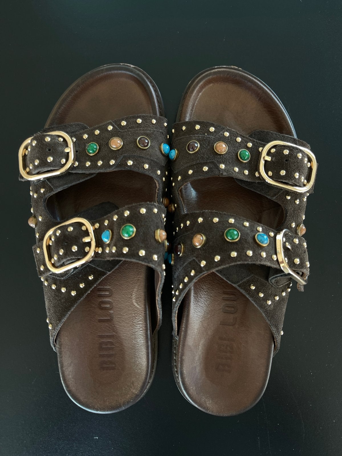 Bibi Lou linder sandalen - Maat 40, Ophalen of Verzenden, Zo goed als nieuw, Bruin, Sandalen of Muiltjes