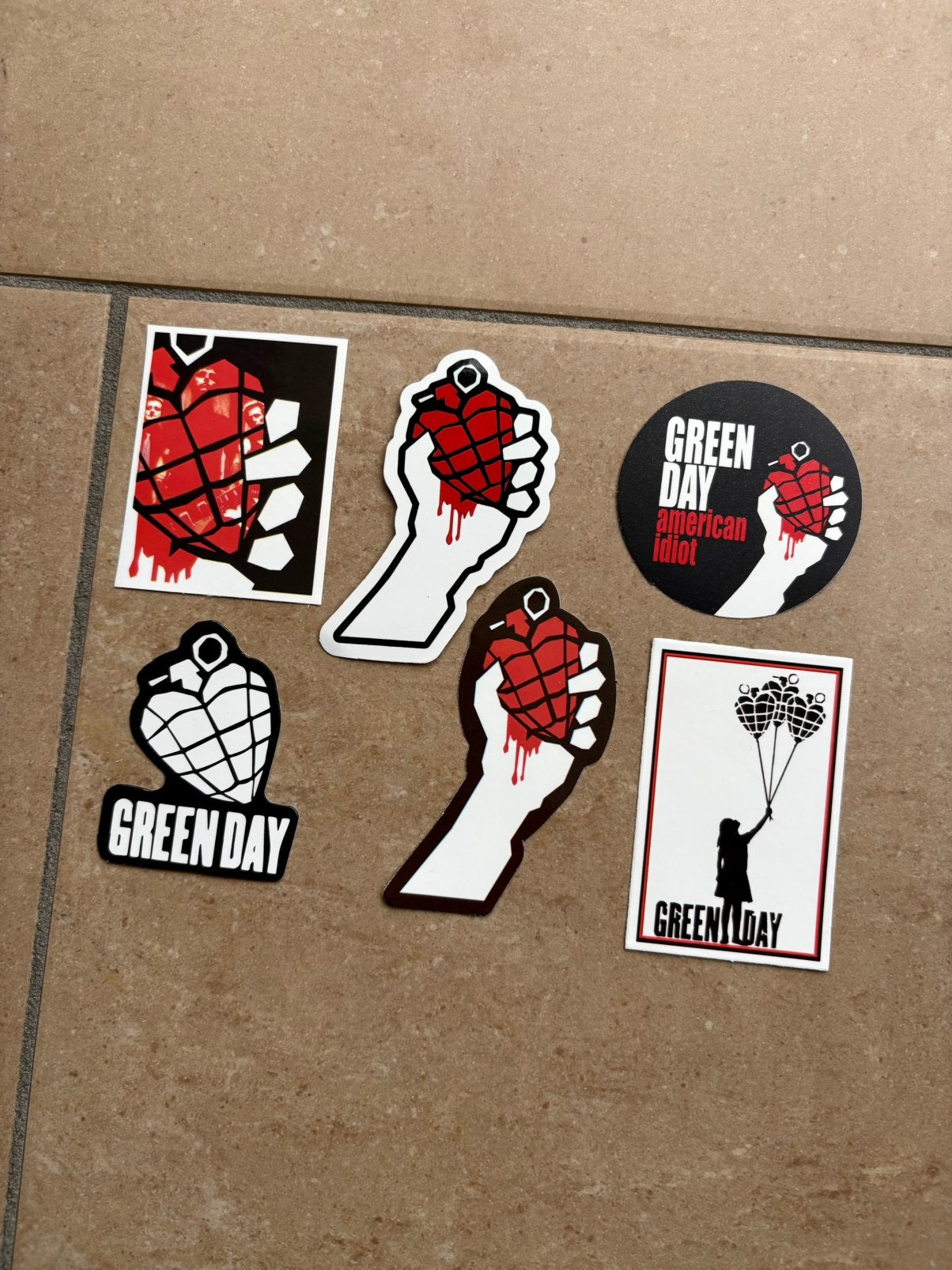 Green Day sticker set, Ophalen of Verzenden, Nieuw