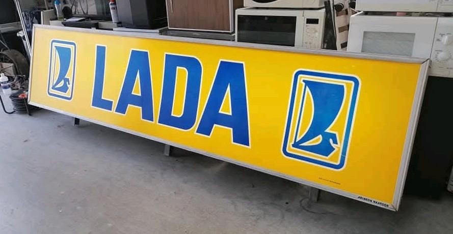 Originele zeldzame mega grote LADA lichtbak 3x1 meter, Ophalen of Verzenden, Zo goed als nieuw, Auto's