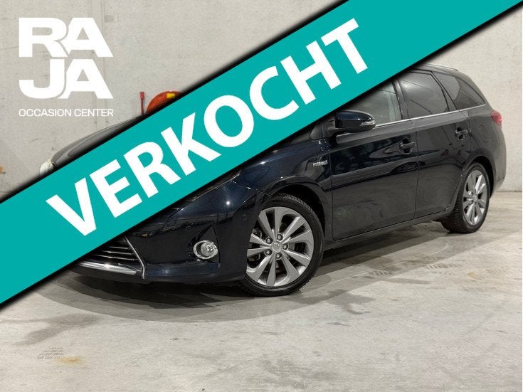 Toyota Auris Touring Sports 1.8 Hybrid Lease Pro NAP UNIEK J, Zwart, Blauw, 1798 cc, 25 km/l