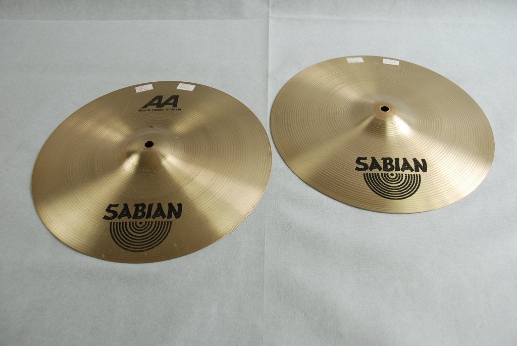 Sabian AA Rock hats 1209/1558gr 14 inch  <230792>, Sabian, Gebruikt, ., Drums of Percussie