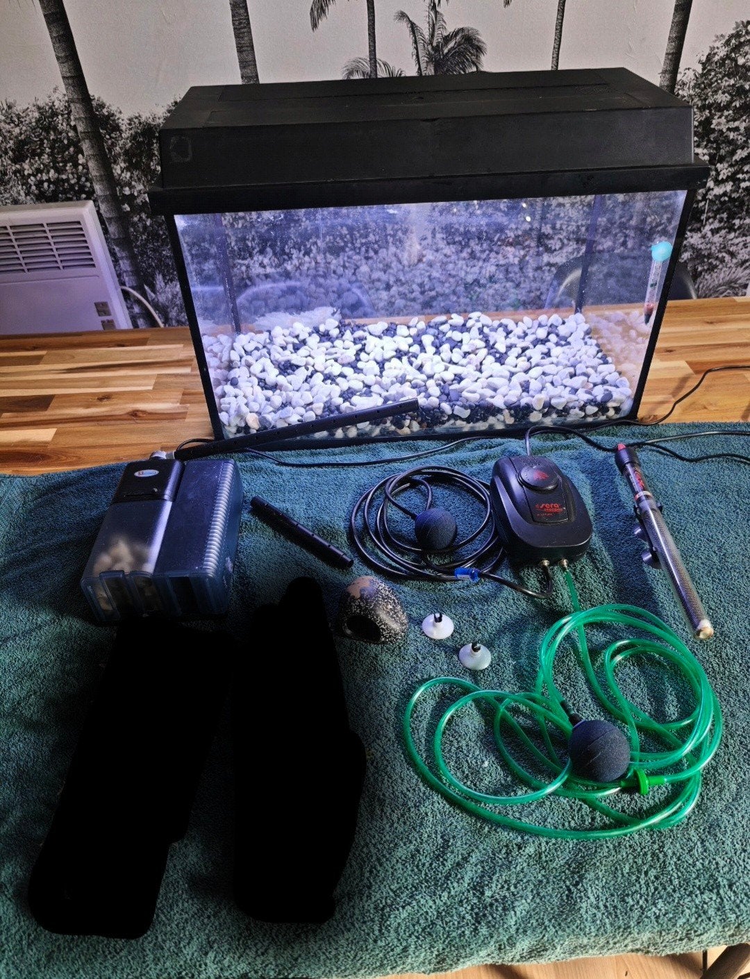 Aqaurium 60 liter, met accesoires vaste prijs!, Ophalen, Leeg aquarium