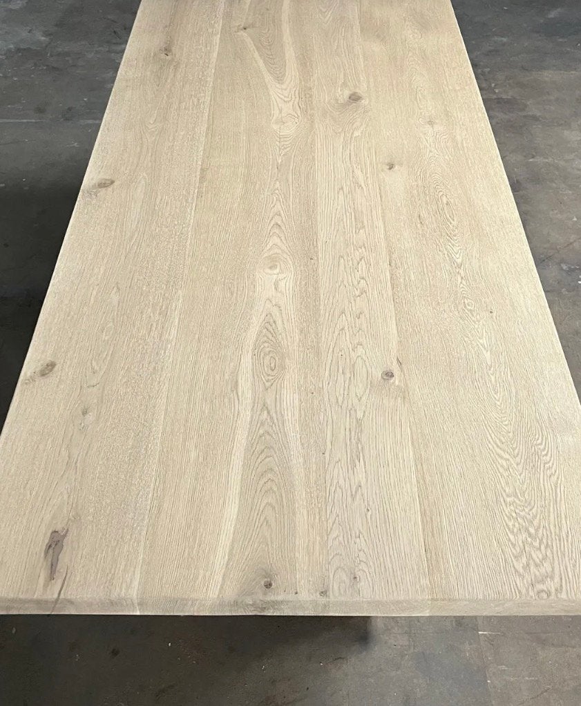 Gezocht: rechthoekig eiken tafelblad in specifieke maat, Huis en Inrichting, Ophalen, Rechthoekig, 200 cm of meer, 50 tot 100 cm