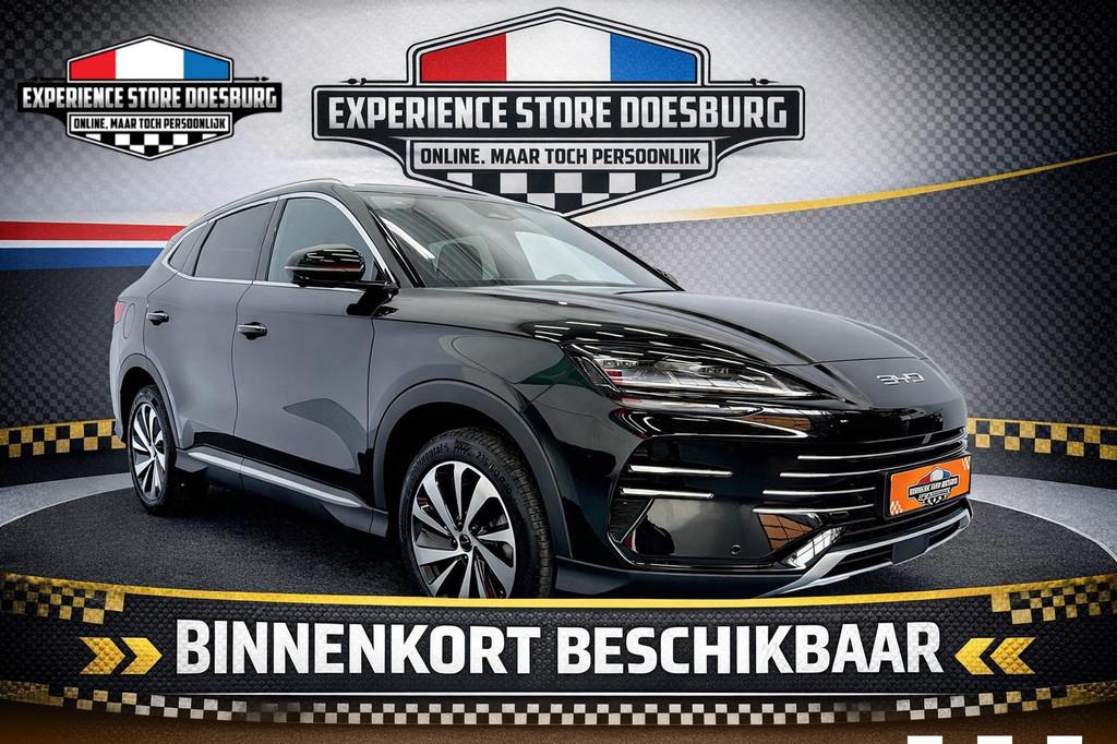 BYD SEAL U PHEV DM-I Boost De perfecte mix van kracht en eff, Auto's, Gebruikt, Met garantie (alle), 2020 kg, Zwart