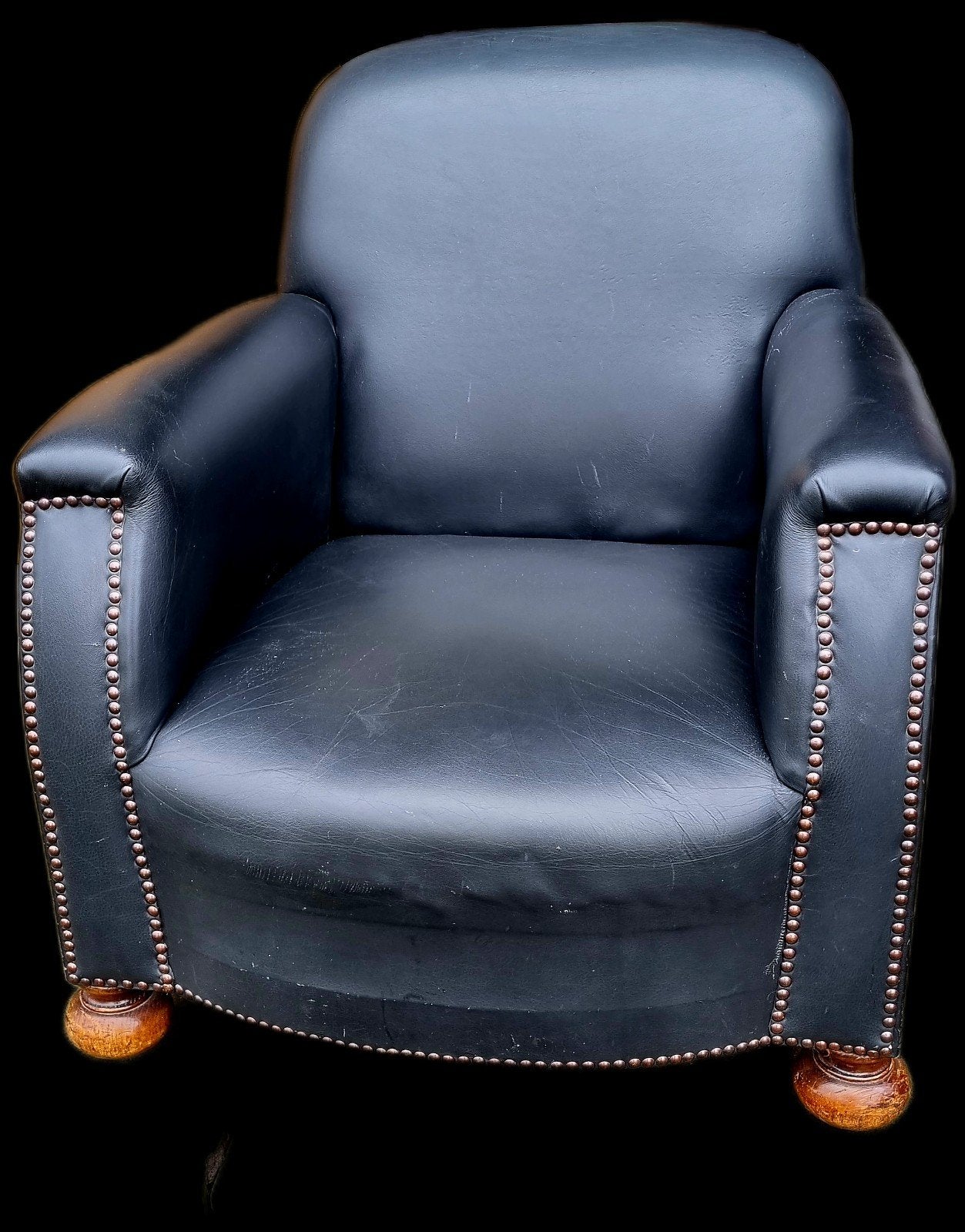 Lounge fauteuil Engelse Chesterfield stijl + BEZORGING, Gebruikt, ., Chesterfield, Ophalen of Verzenden