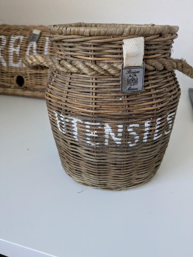 Diverse rm spullen, Huis en Inrichting, Ophalen of Verzenden, Zo goed als nieuw, Rond, Riet