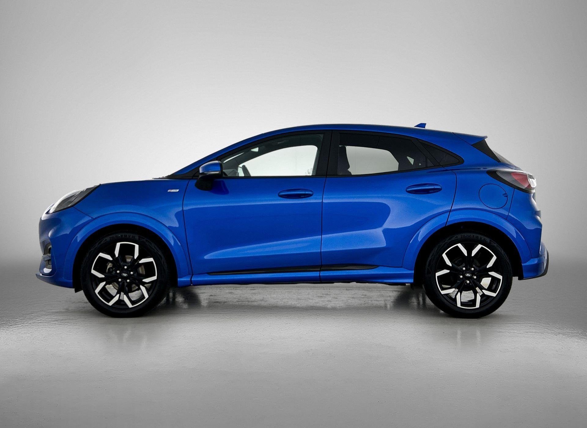 Ford Puma 1.0 EcoBoost Hybrid ST-Line X | B&O Premium Audio, Auto's, 125 pk, Euro 6, Blauw, Origineel Nederlands