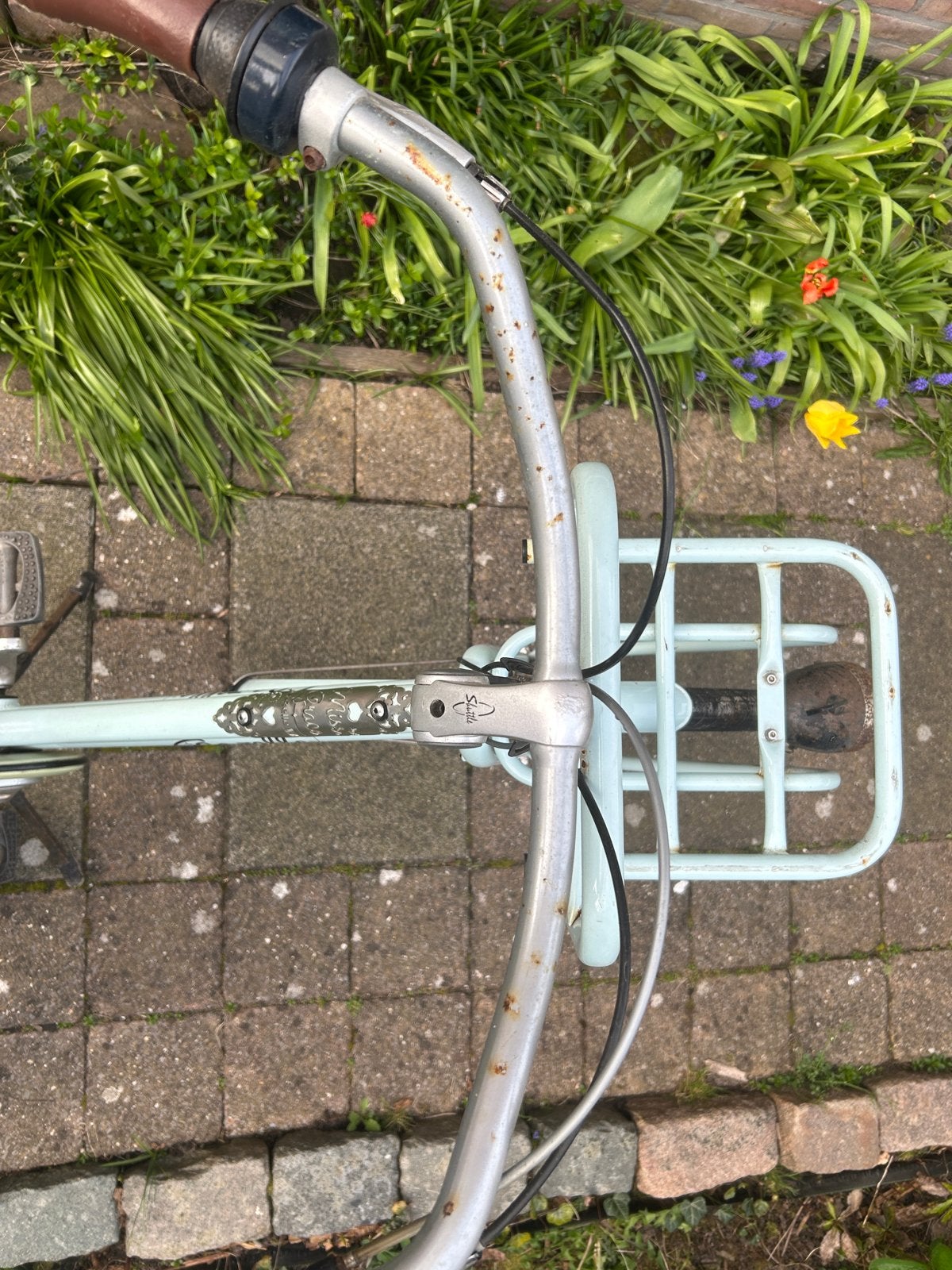Gazelle Miss Grace transportfiets - 7 versnellingen, Fietsen en Brommers, Fietsen | Dames | Damesfietsen, Ophalen, Gebruikt, Versnellingen