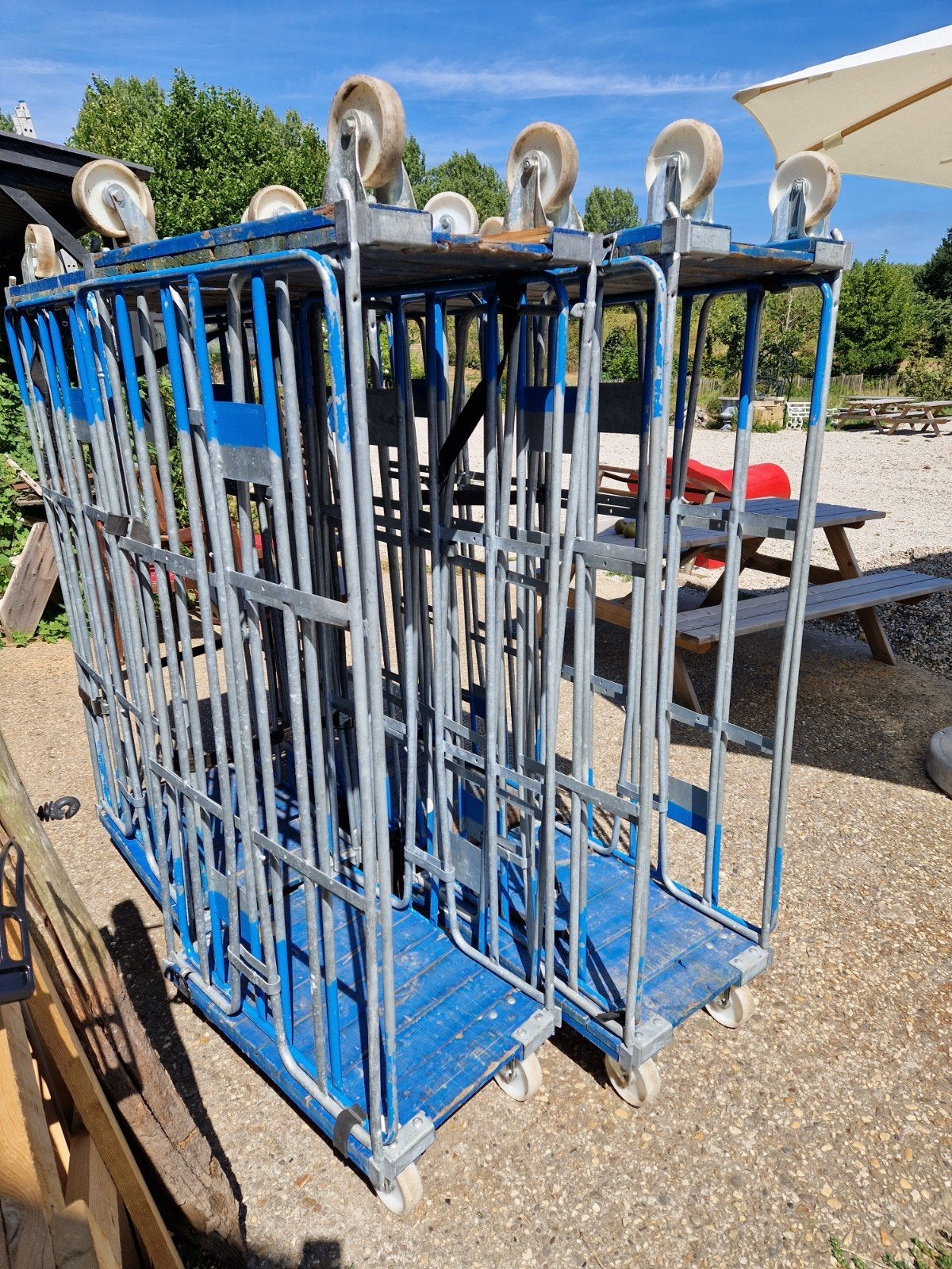 Rolcontainers met insteekhekken, 100 liter of meer, Ophalen, Gebruikt, Overige typen