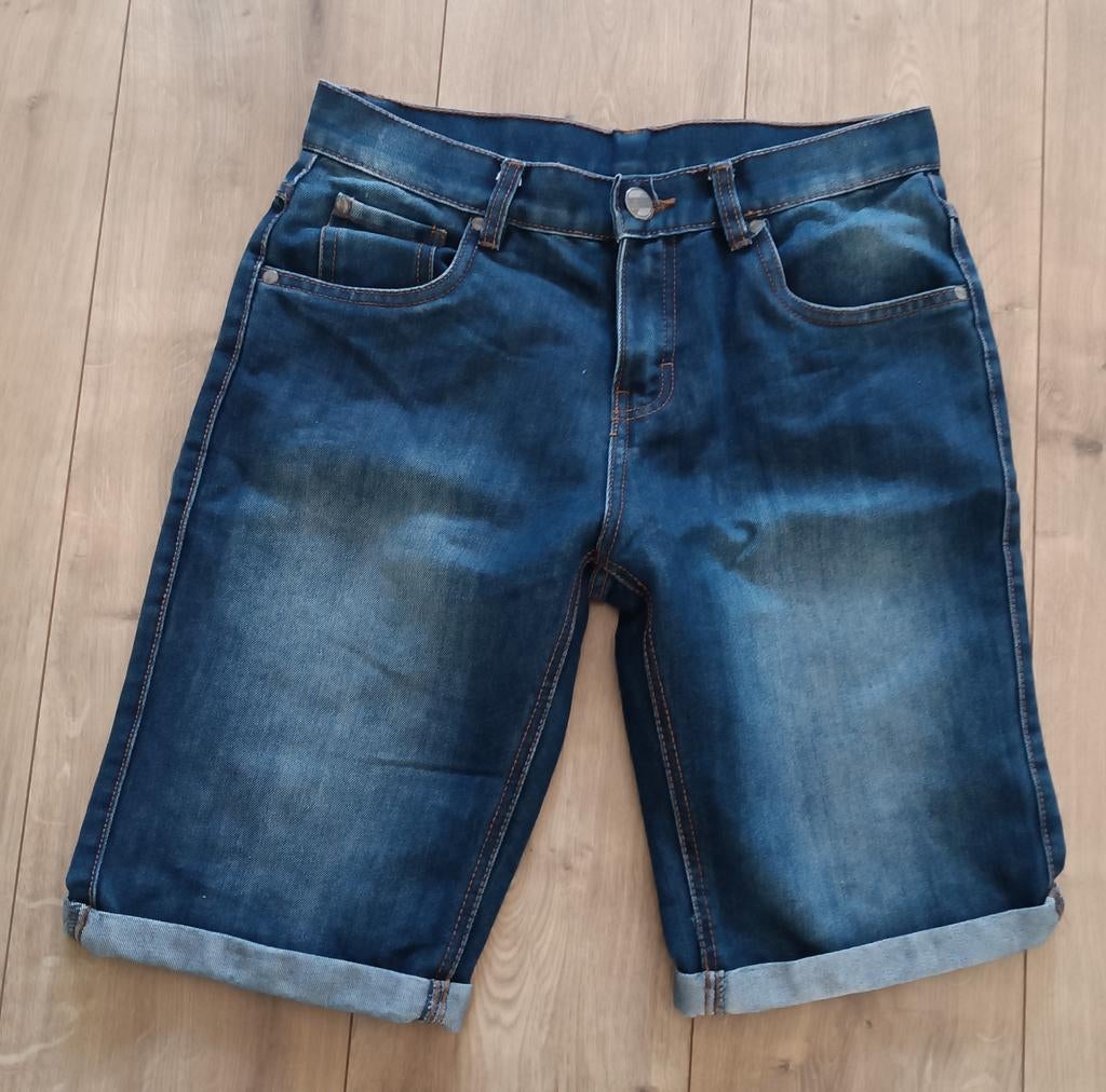 Stoere spijkerbermuda Chapter Young maat 170, Broek, Gebruikt, Chapter Young, Ophalen of Verzenden