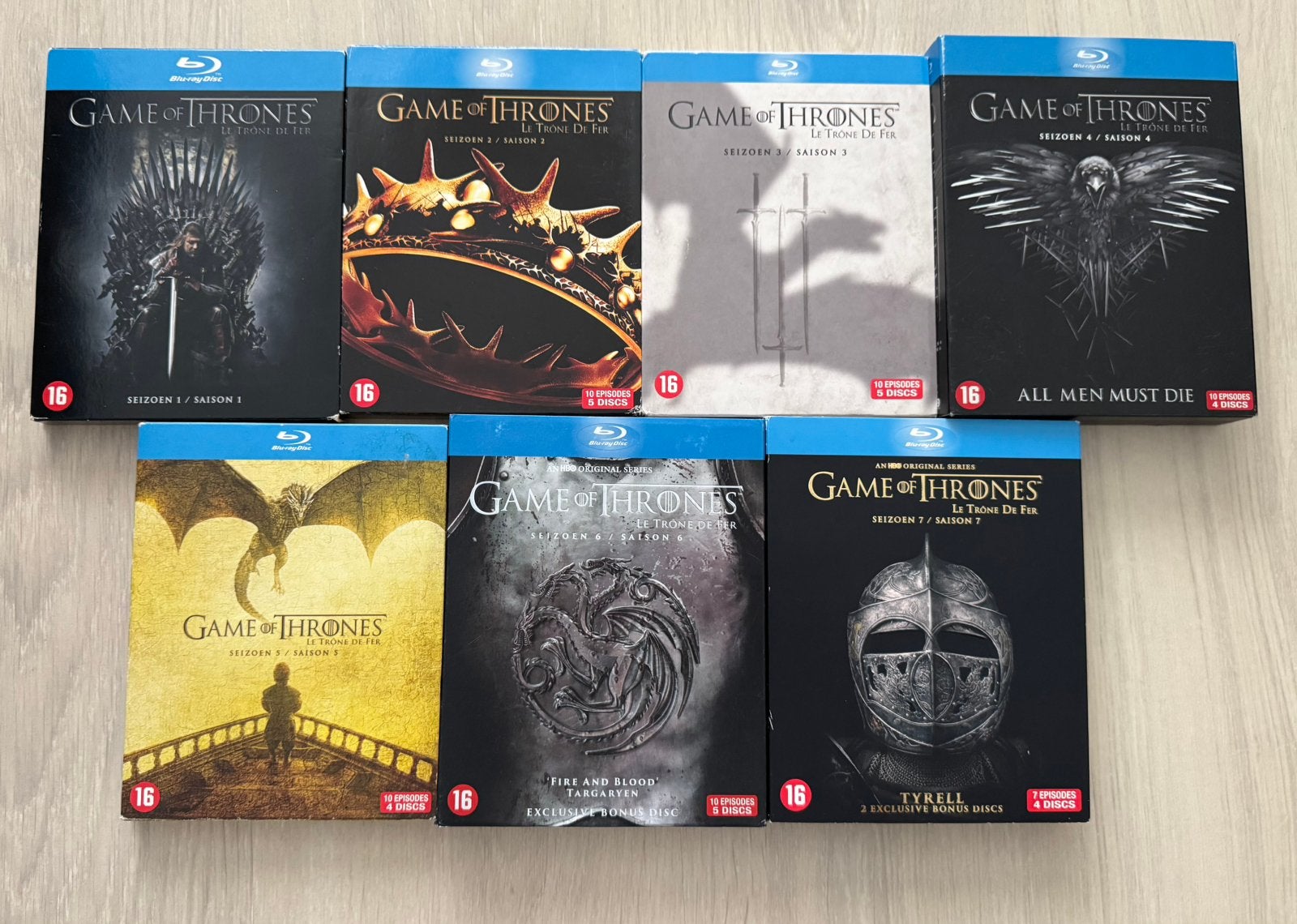 Blu Ray | Game Of Thrones | Deel 1 t/m 7, Ophalen of Verzenden, Gebruikt, Science Fiction en Fantasy, Boxset