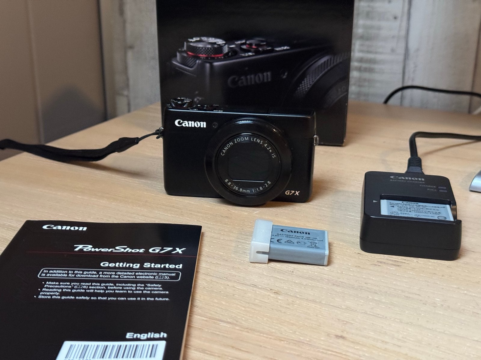 Canon G7X - Zo goed als nieuw met 2 accu's, Audio, Tv en Foto, Fotocamera's Digitaal, Canon, Ophalen of Verzenden, Compactcamera