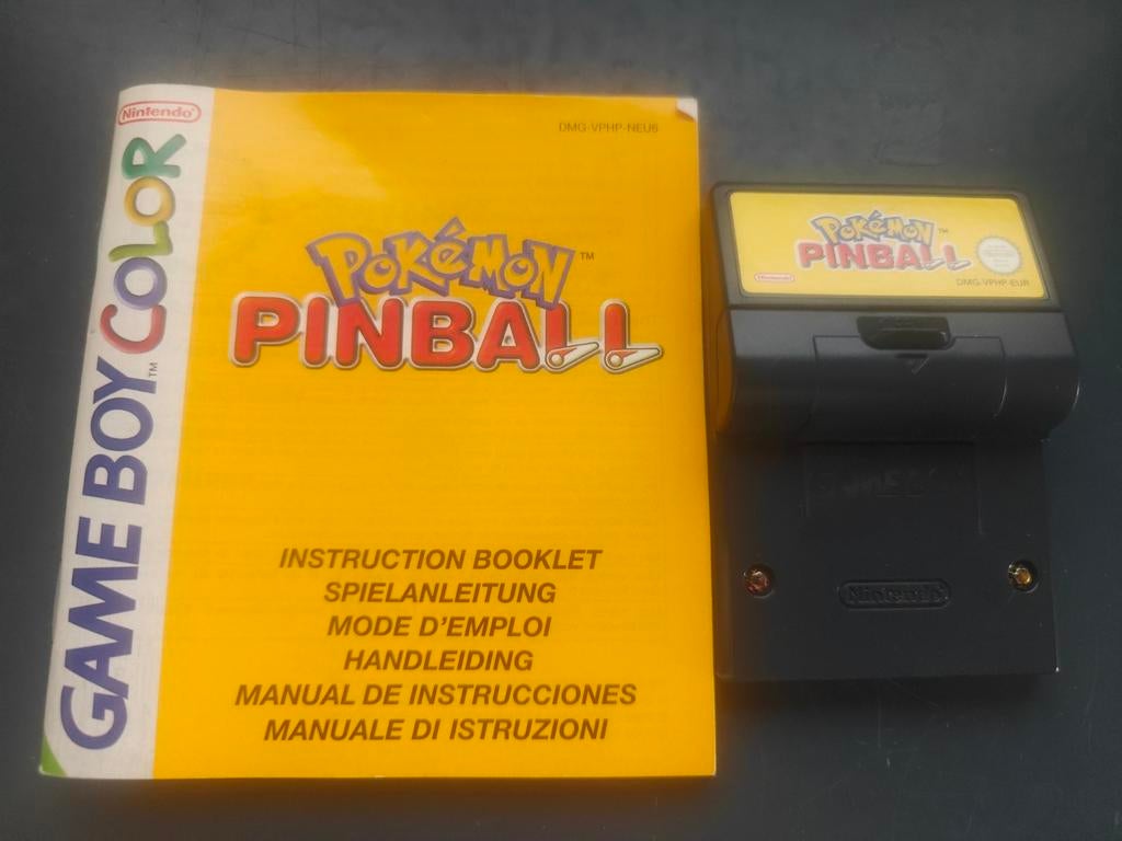 Pokémon Pinball met Handleiding Nintendo Game Boy, Avontuur en Actie, 1 speler, Ophalen of Verzenden, Zo goed als nieuw