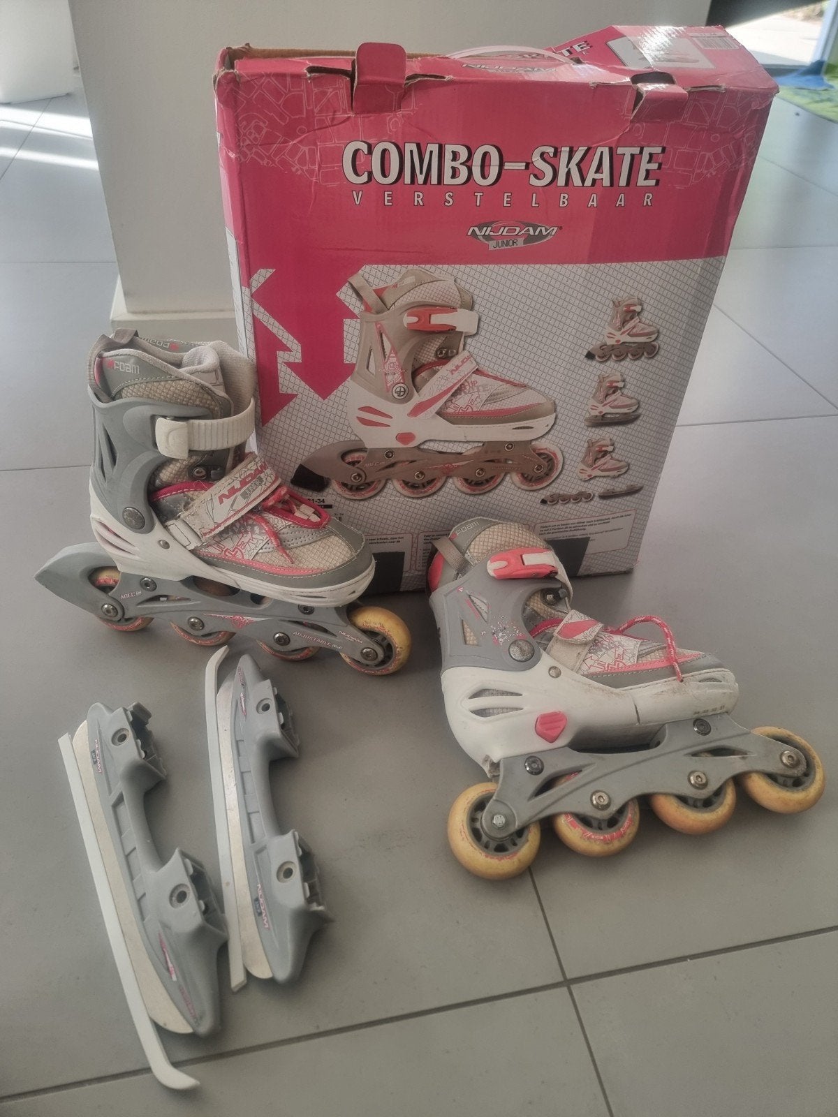 combo skates nijdam 31-34, Kinderen, Inline skates 4 wielen, Ophalen, Overige merken