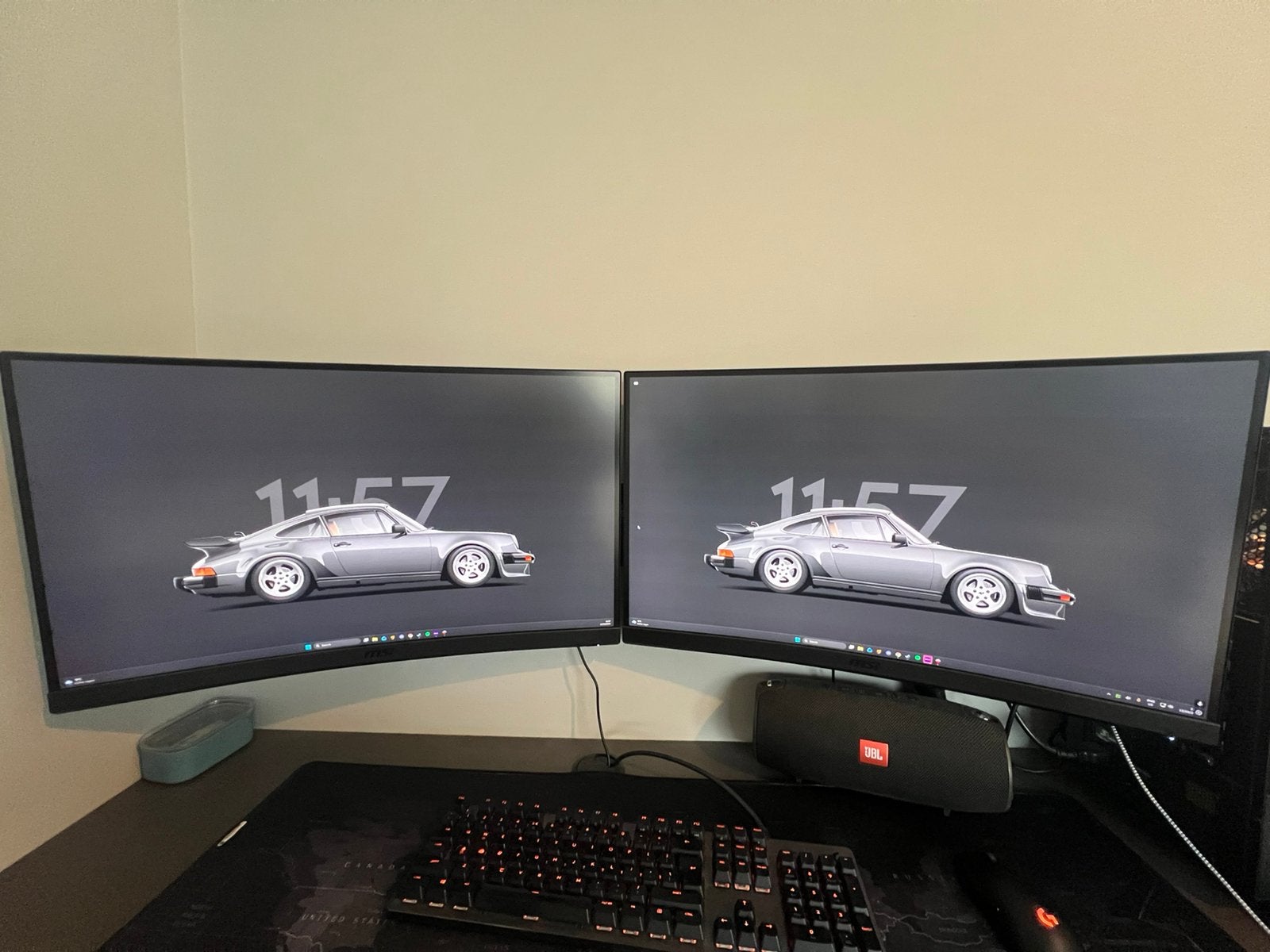 2x MSI 27 inch 1440p 170hz curved gaming monitor, Gaming, Curved, VA, Ophalen of Verzenden