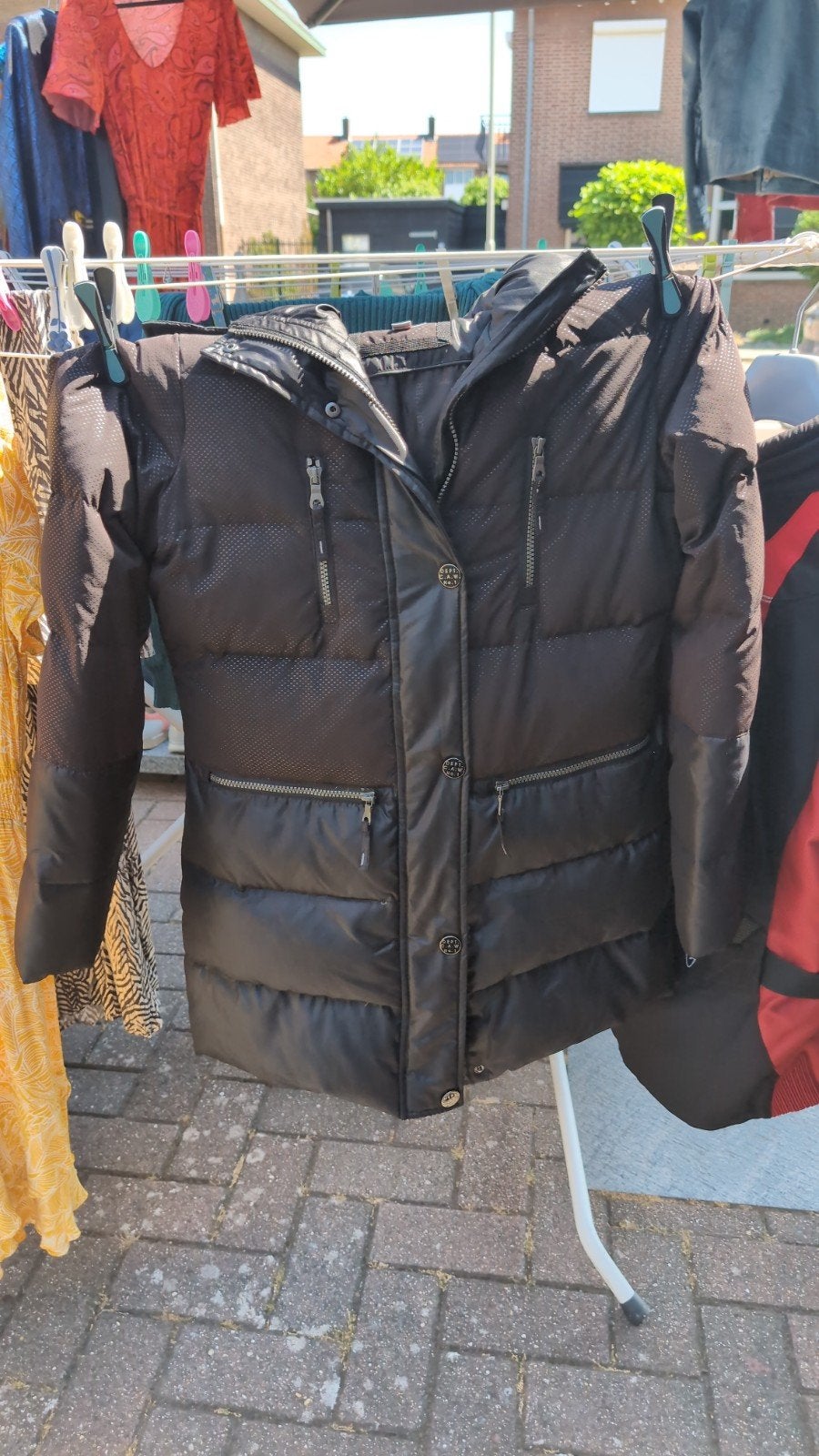S.Oliver winterjas, Zwart, S.Oliver, Gedragen, Ophalen