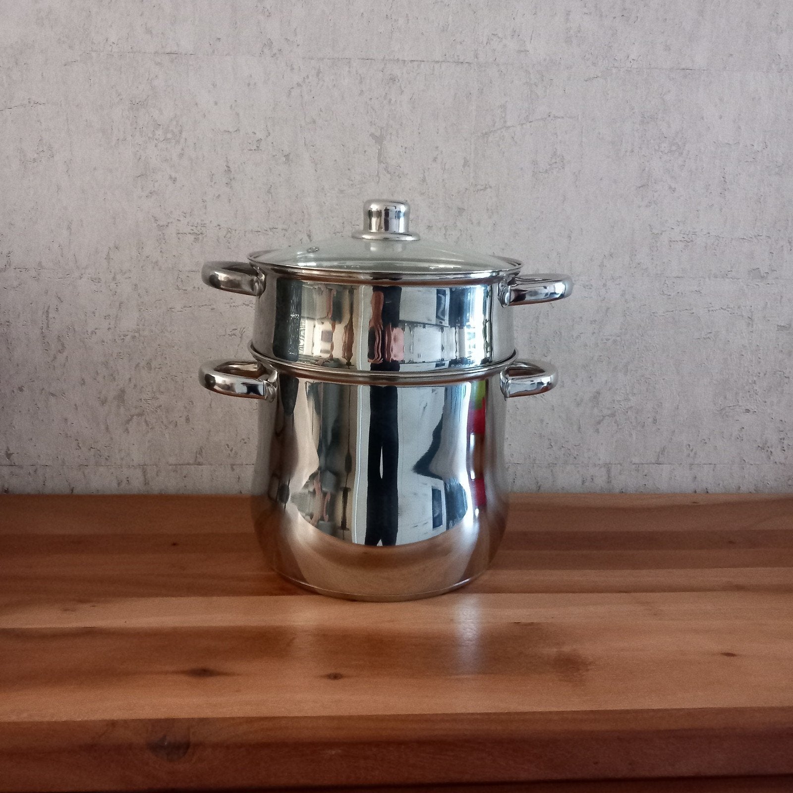 NIEUWE STOOMKOOKPAN, Ophalen, Nieuw, Rvs