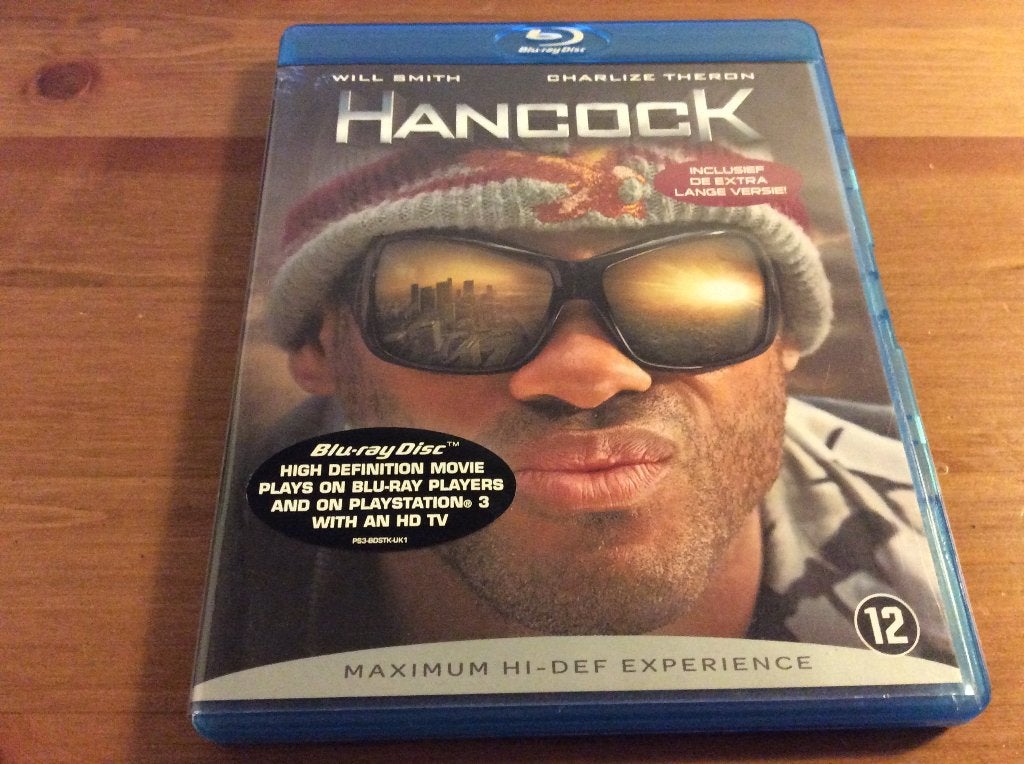 Hancock blu-ray (inclusief extra lange versie), Inclusief extra's, Film, Actie, Ophalen of Verzenden