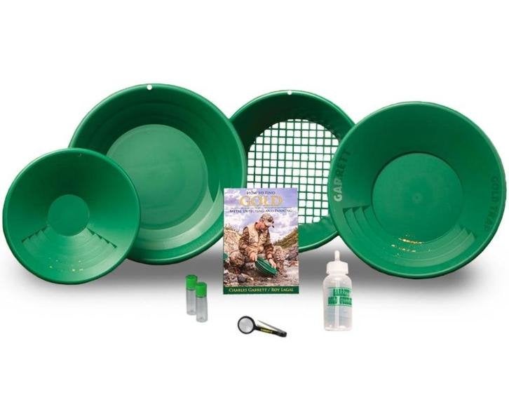 Garrett Goudpannenset Deluxe voor metaaldetecten, Garrett, Nieuw, 30 cm of minder, Info@kooistra-detectors.com