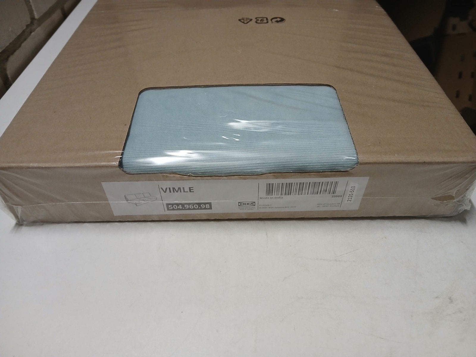 Ikea Vimle hoes 3-zits element. Saxemara lichtblauw., Overige kleuren, Nieuw, Ophalen of Verzenden, Eén