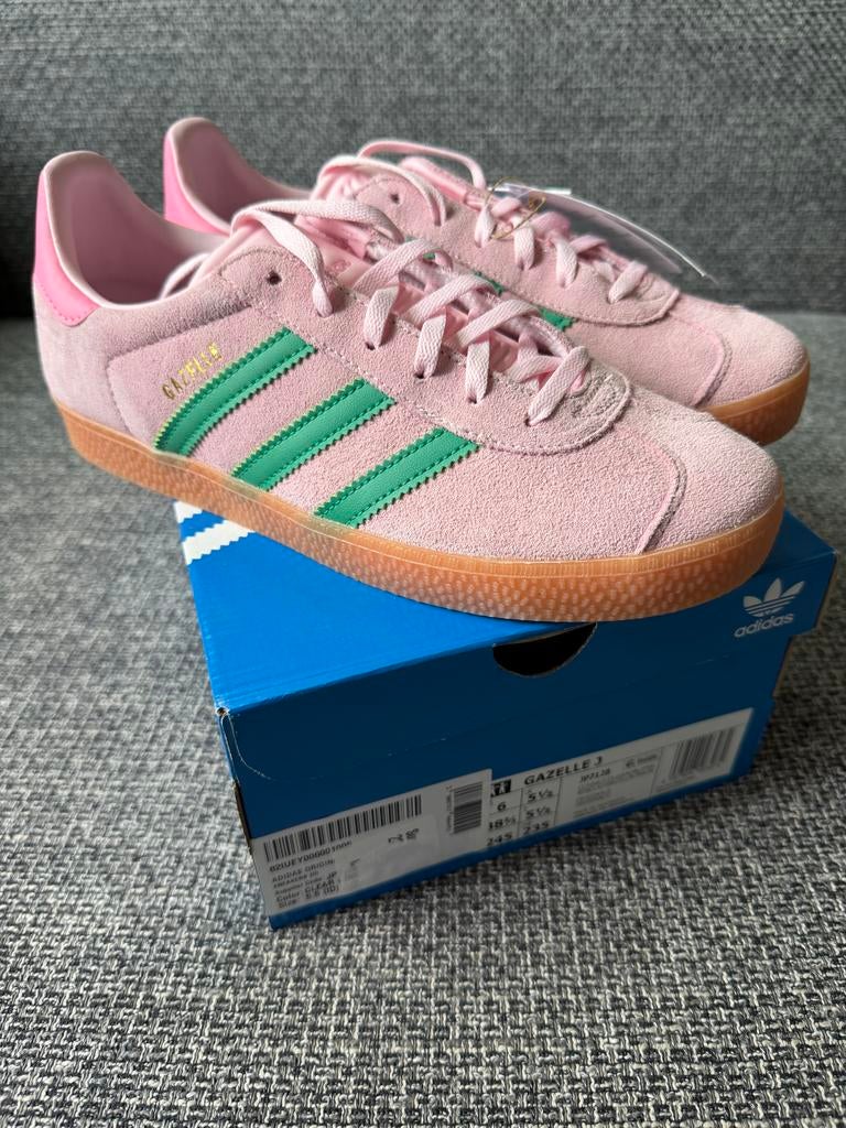 Adidas Gazelle J - Maat 38.5 - Nieuw in doos, Nieuw, Ophalen of Verzenden, Sneakers of Gympen, Roze
