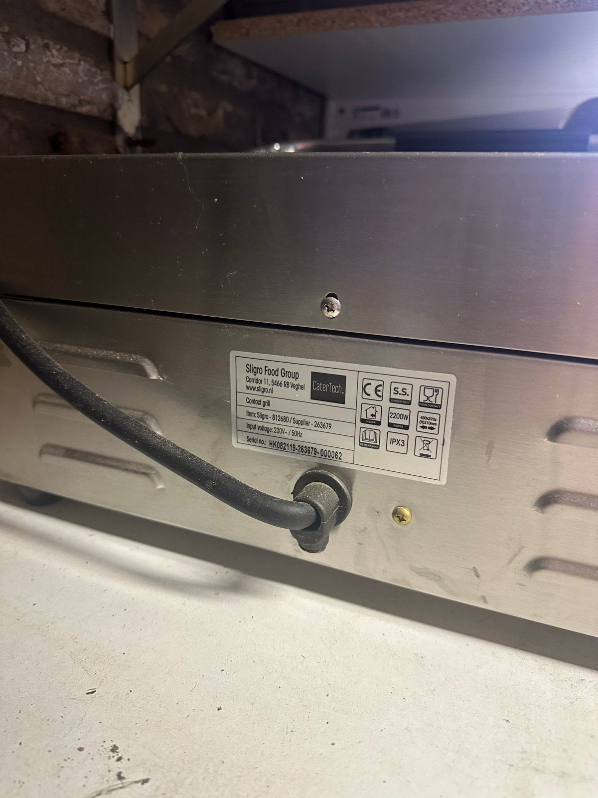 CaterTech Horeca Grill - Compact en Efficiënt, Ophalen, Gebruikt