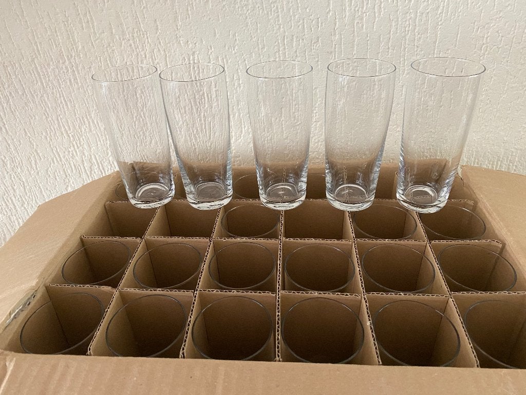 28 Bierglazen fluut, Ophalen of Verzenden, Nieuw, Bierglas
