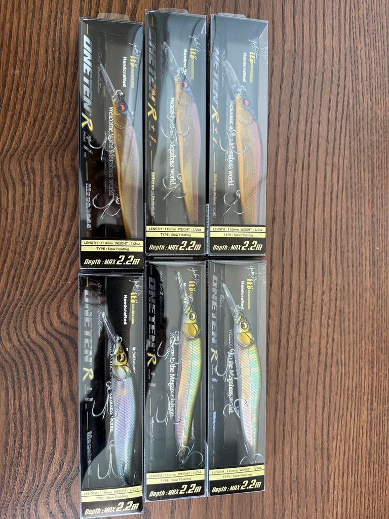 Megabass Vision Oneten R +1 / 110 R +1 Meerdere Kleuren, Ophalen of Verzenden, Nieuw, Overige typen