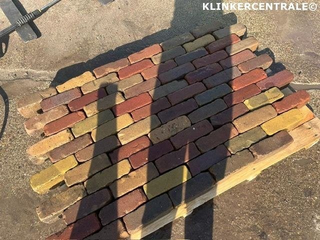 395m2 brons rood paars gemêleerd gebakken klinkers dikform., Bij dit gebruikte product niet meer te achterhalen., Gebruikt, Verzenden